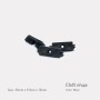 Plastic fastening clip