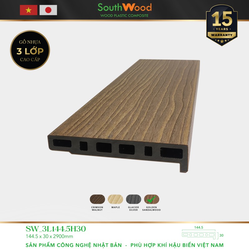 Southwood SW 3L1445H30 Golden Sandal Wood