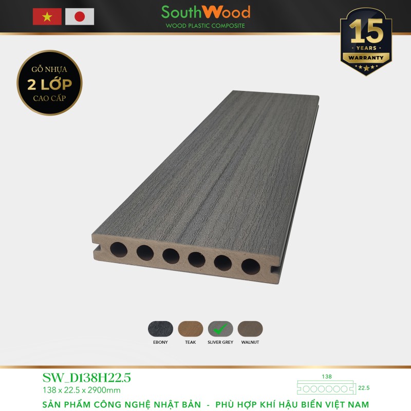 Southwood SW D138H225 Silver Grey