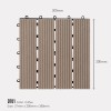 Deking tile AWood DT01-4 Coffee