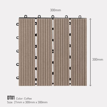 Deking tile AWood DT01-4 Coffee