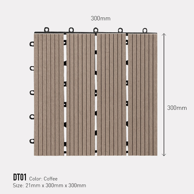 Deking tile AWood DT01-4 Coffee