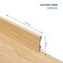 Plastic skirting A68-66