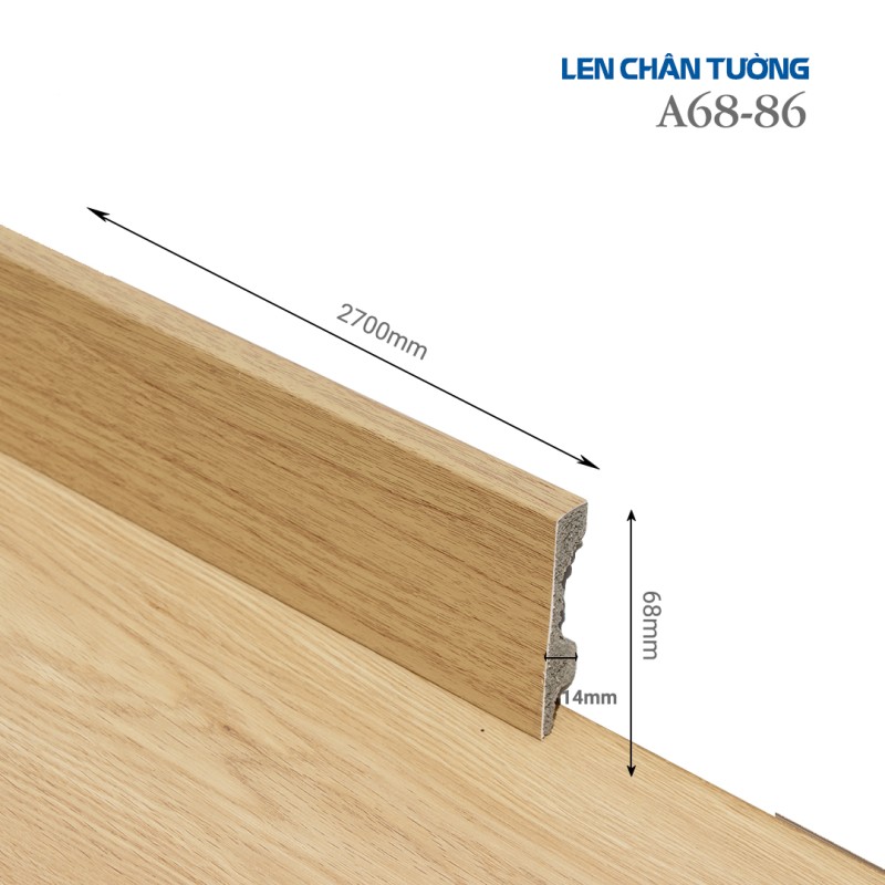 Plastic skirting A68-86