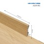 Plastic skirting A68-86