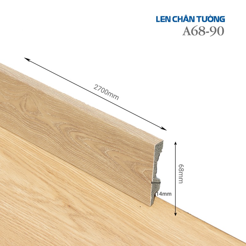 Plastic skirting A68-90