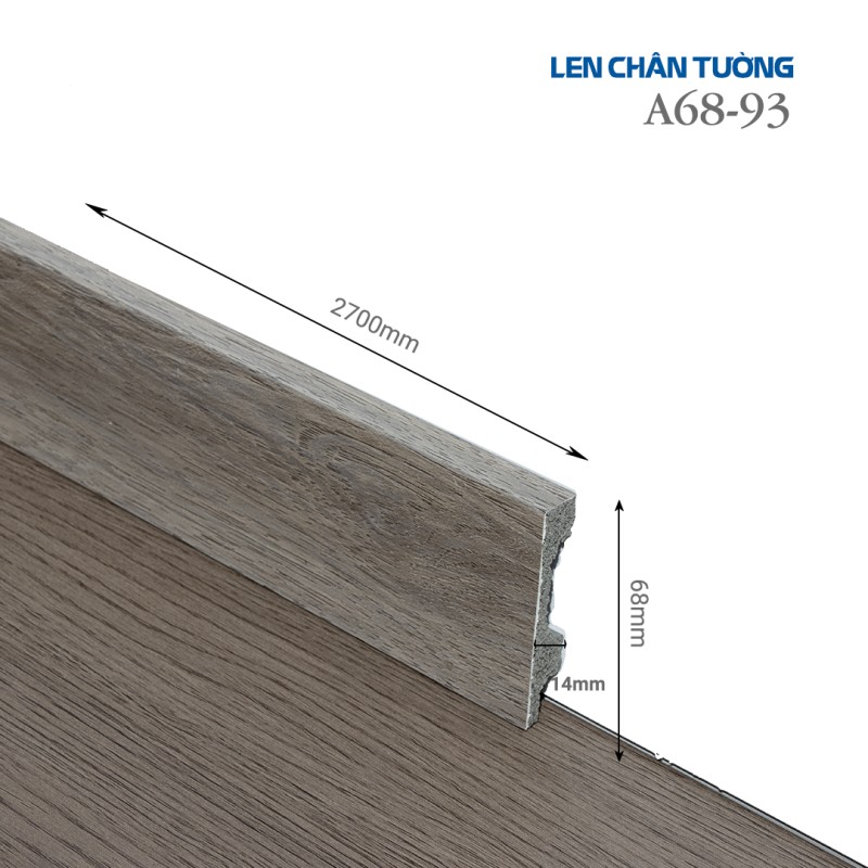 Plastic skirting A68-93