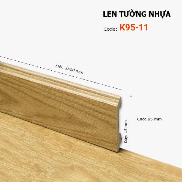 Plastic skirting K95-11