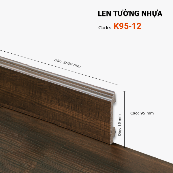 Plastic skirting K95-12