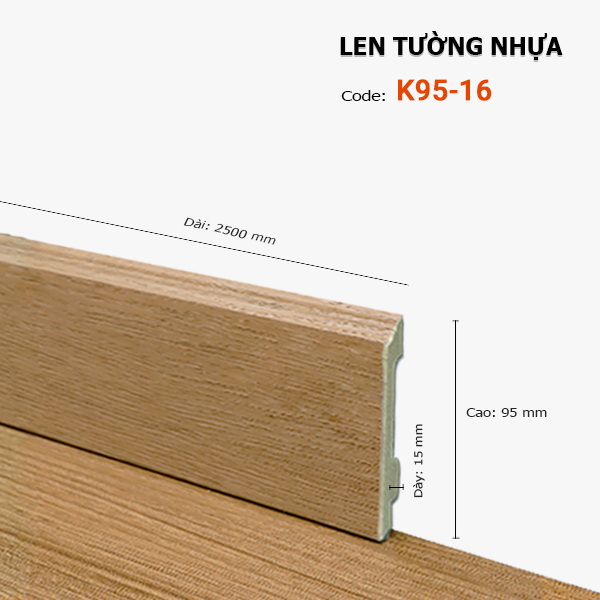 Plastic skirting K95-16