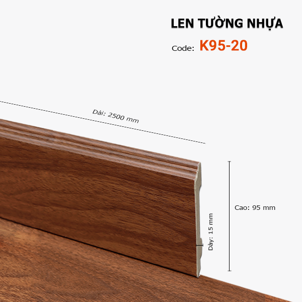 Plastic skirting K95-20
