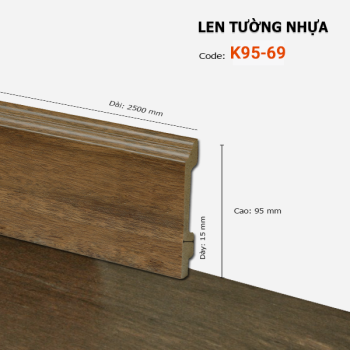 Plastic skirting K95-69