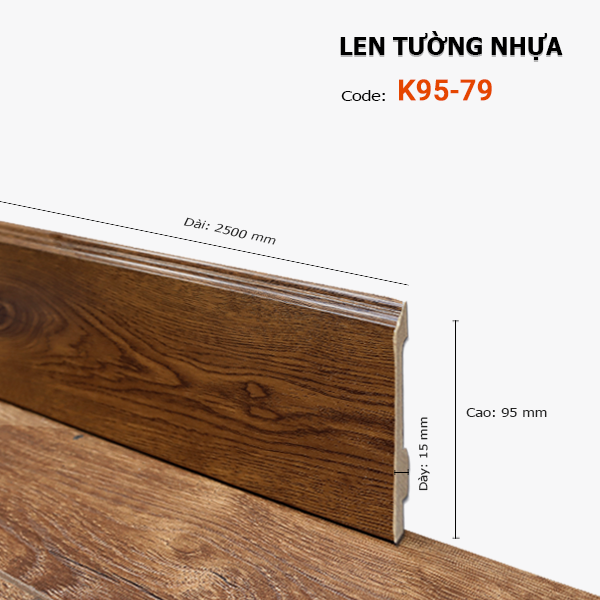 Plastic skirting K95-79