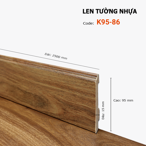 Plastic skirting K95-86