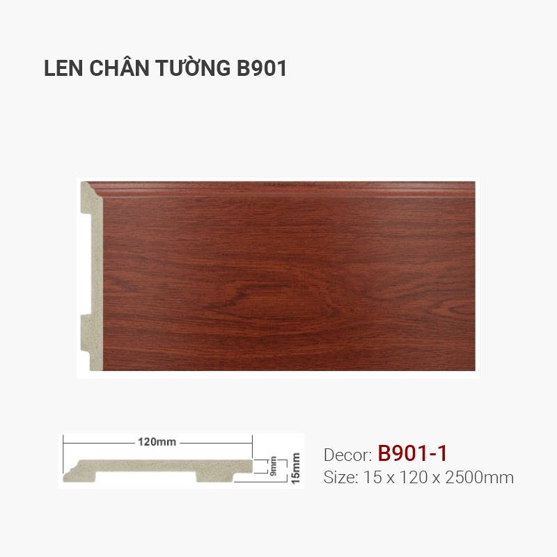 Plastic skirting B901-1