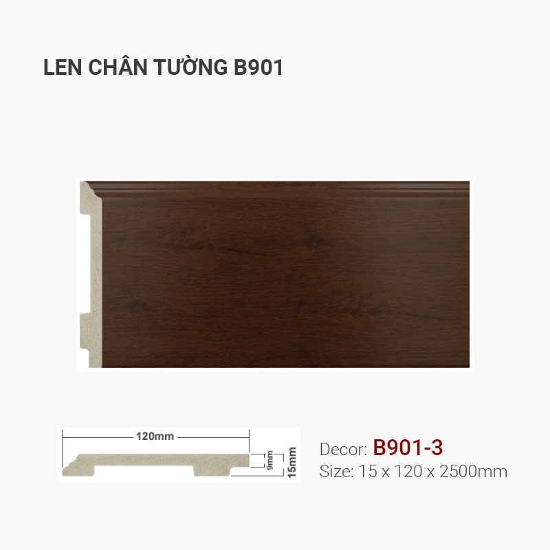 Plastic skirting B901-3
