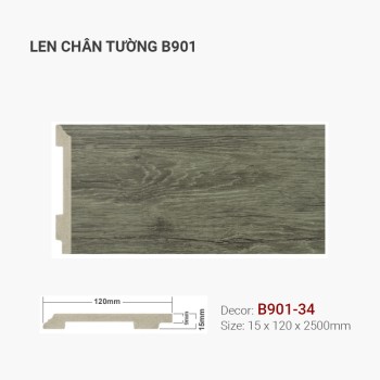 Plastic skirting B901-34