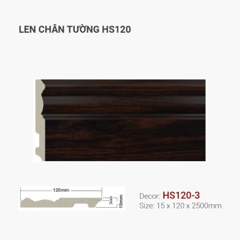 Plastic skirting HS120-3