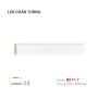 Plastic skirting B511-7
