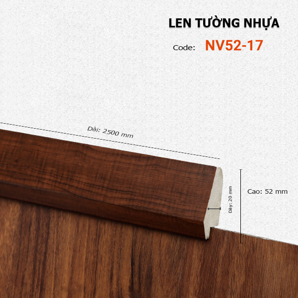 Plastic skirting NV52-17