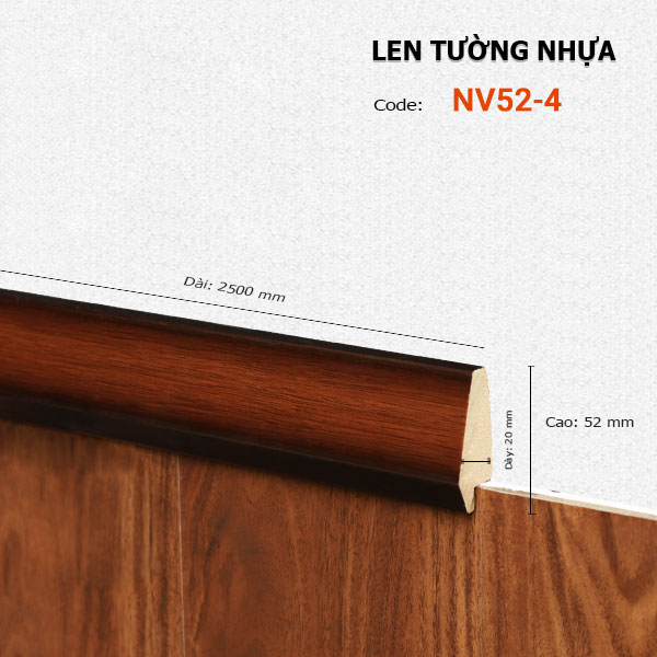 Plastic skirting NV52-4