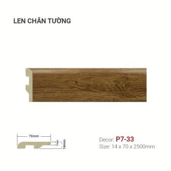 Plastic skirting P7-33
