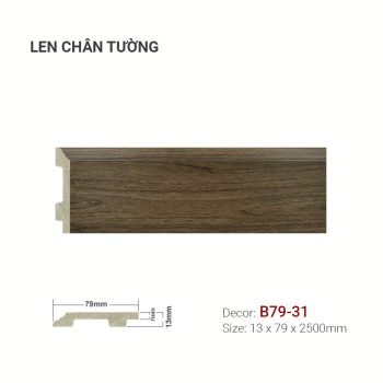 Plastic skirting B79-31