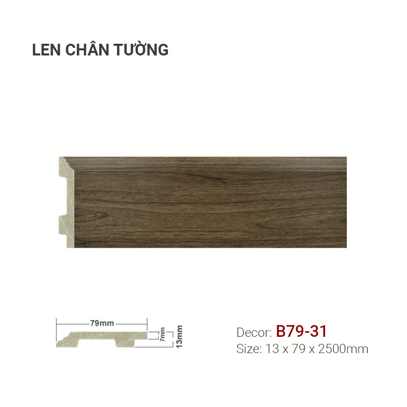Plastic skirting B79-31