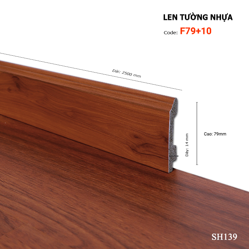 Plastic skirting F79+10