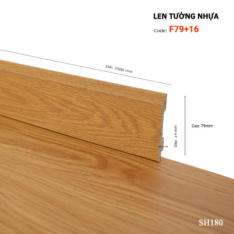 Plastic skirting F79+16