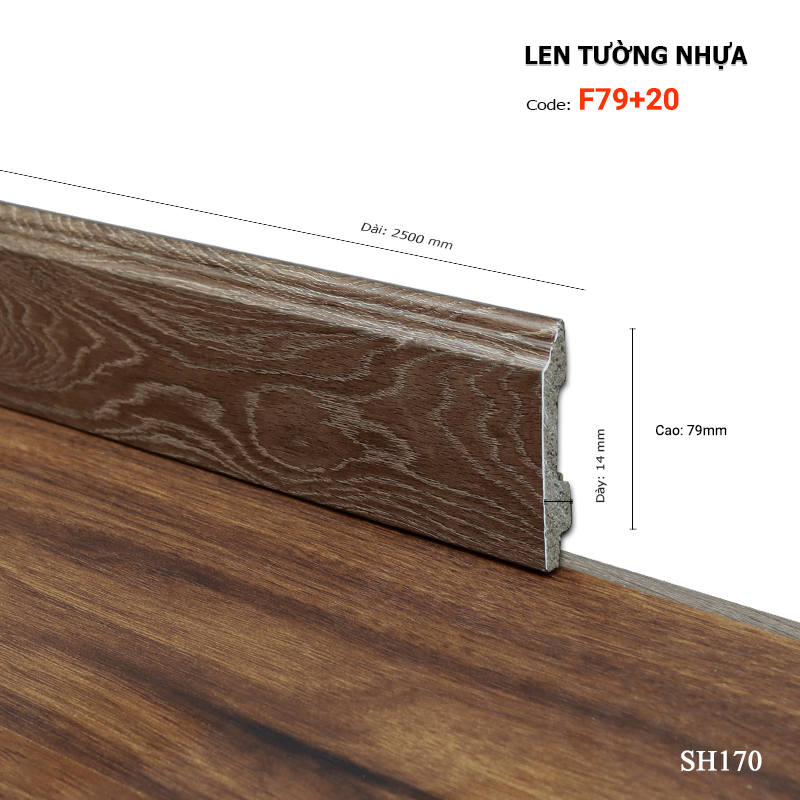 Plastic skirting F79+20