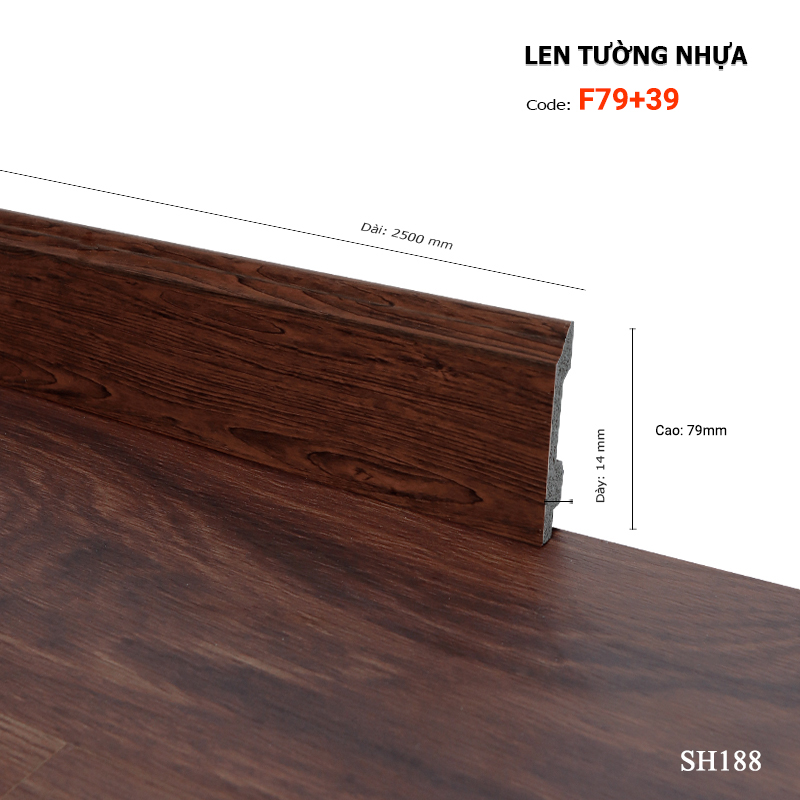 Plastic skirting F79+39