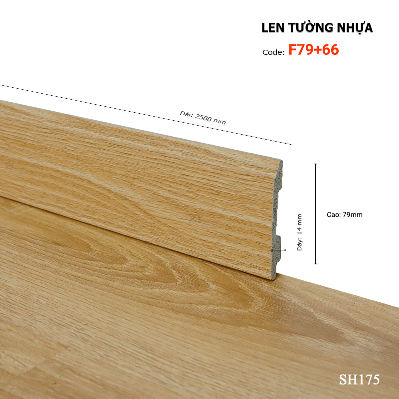 Plastic skirting F79+66