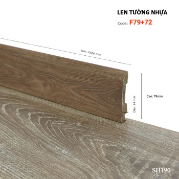 Plastic skirting F79+72