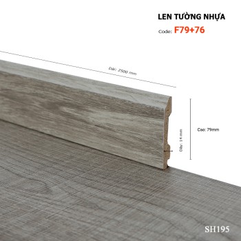 Plastic skirting F79+76