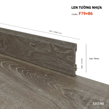 Plastic skirting F79+86
