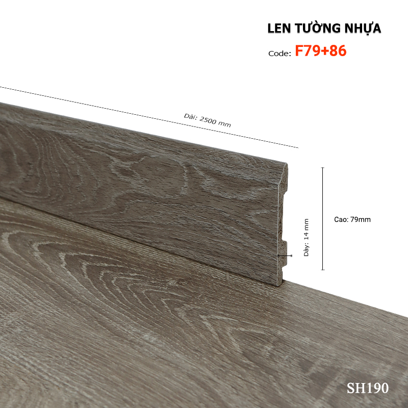 Plastic skirting F79+86