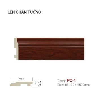 Plastic skirting PO-1