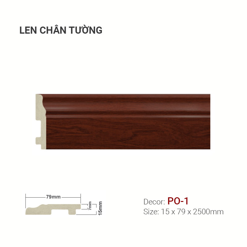 Plastic skirting PO-1