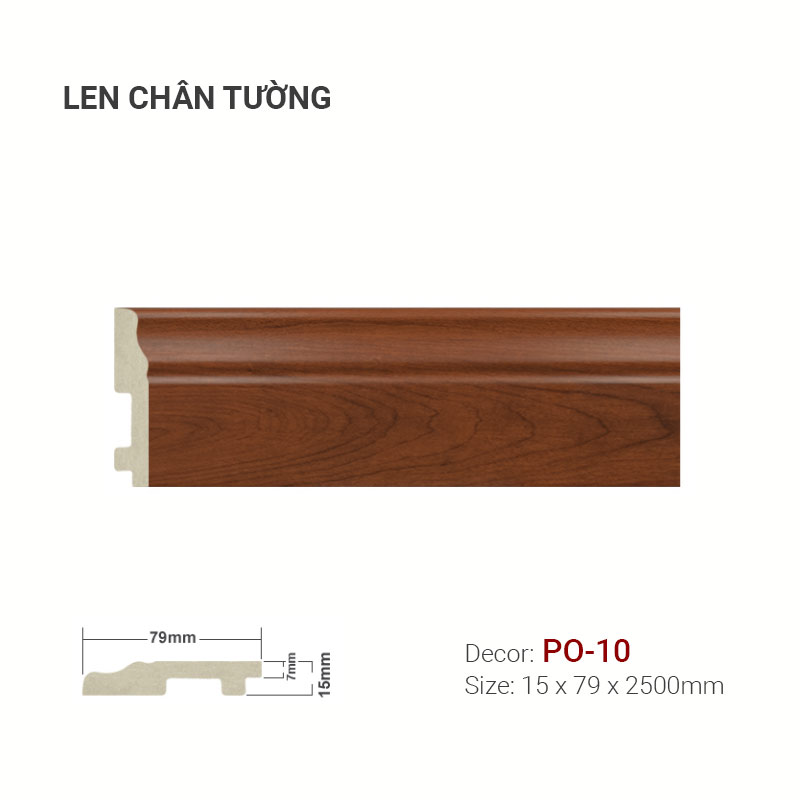 Plastic skirting PO-10