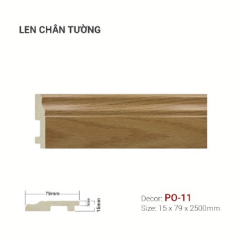 Plastic skirting PO-11