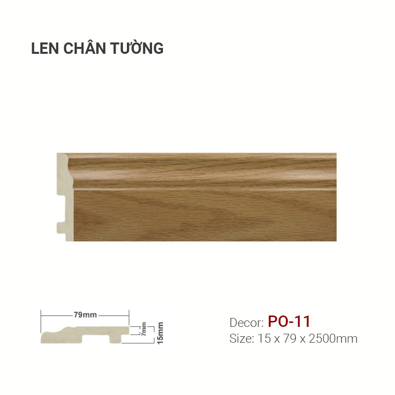 Plastic skirting PO-11