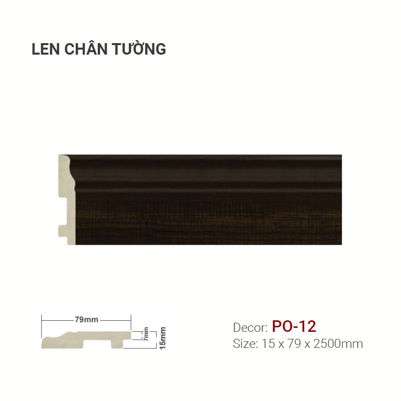 Plastic skirting PO-12