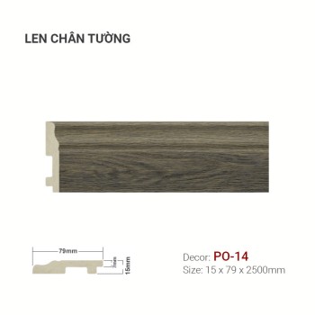 Plastic skirting PO-14