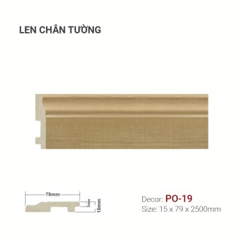 Plastic skirting PO-19