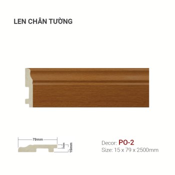 Plastic skirting PO-2