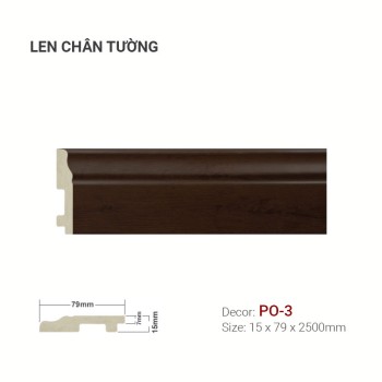Plastic skirting PO-3