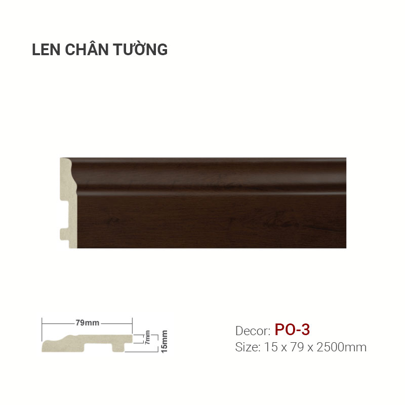 Plastic skirting PO-3