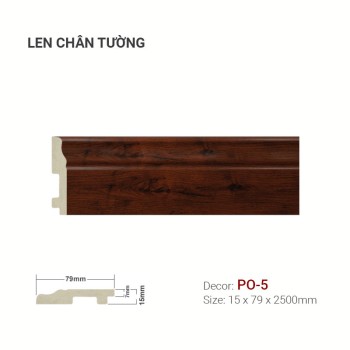 Plastic skirting PO-5