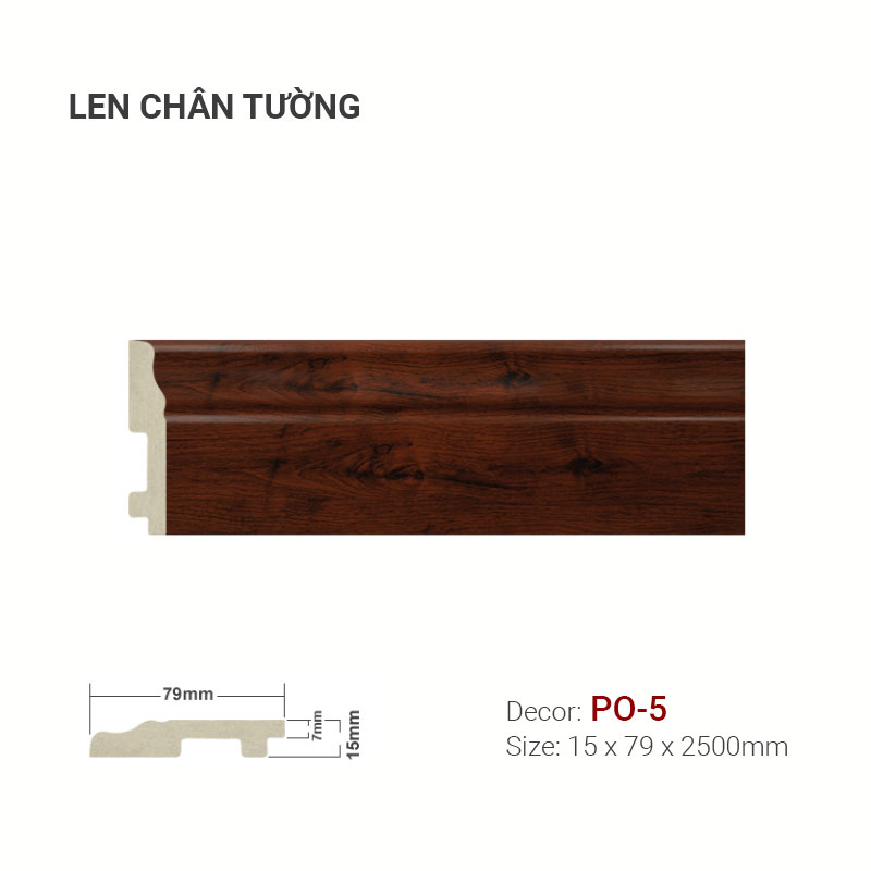 Plastic skirting PO-5